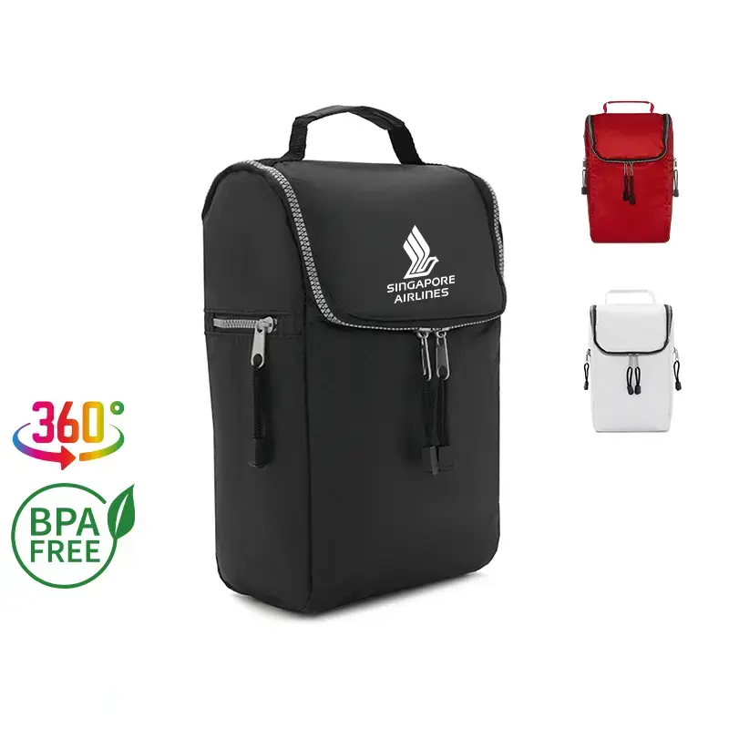 Cooler Antartida 8 Lts nylon 600D personalizado con logo empresa - Outdoor y Deporte corporativo Chile