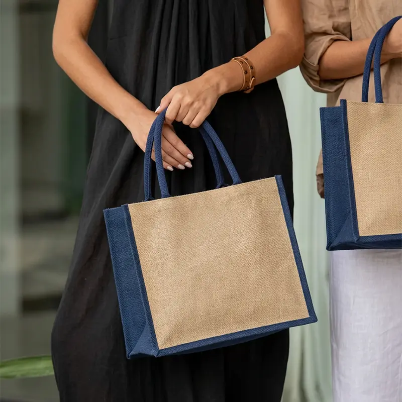 Tote Aruba 14 L yute laminado reciclado