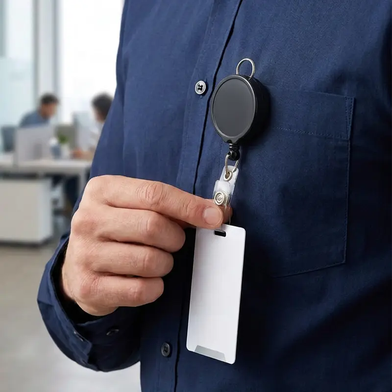 Lanyard Klasp plástico rígido retráctil