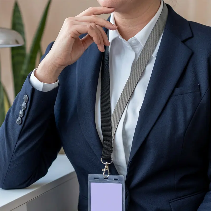Lanyard Rhapsody poliéster, cierre velcro